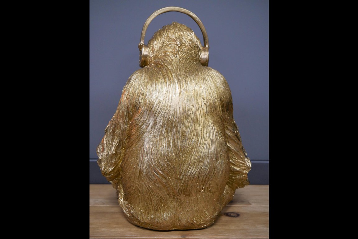Gorilla With Headphones