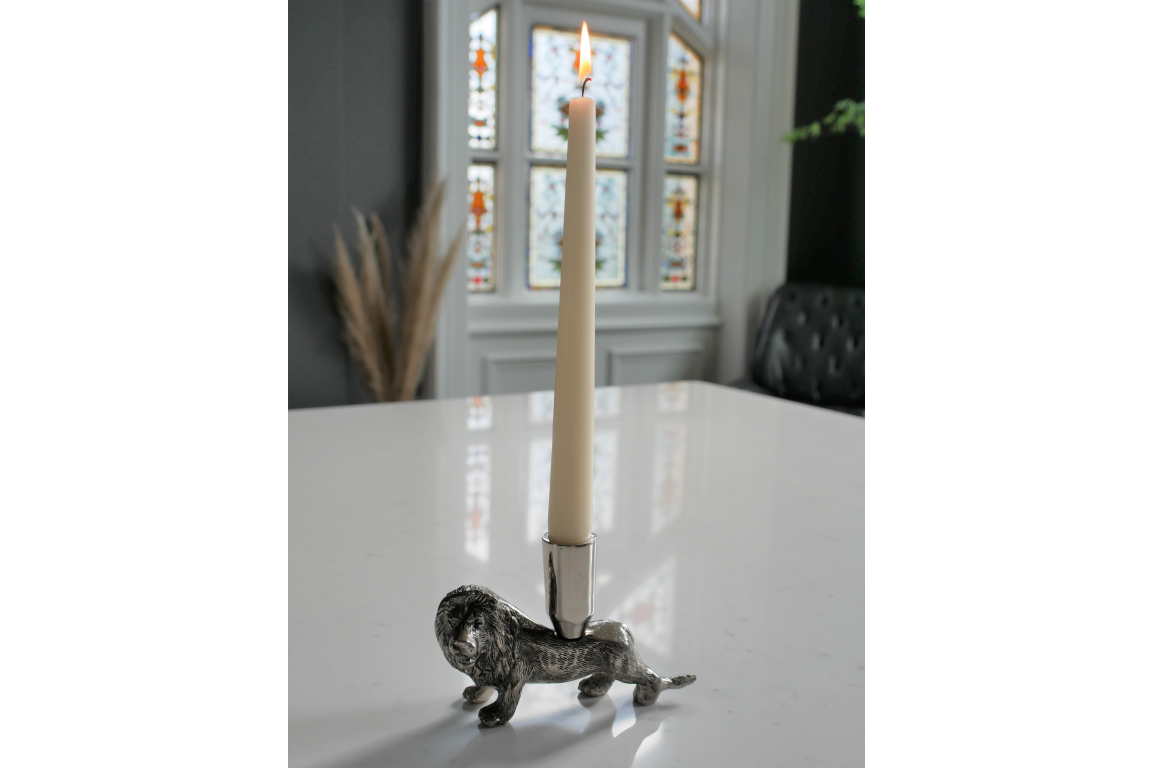 Lion Candle Holder