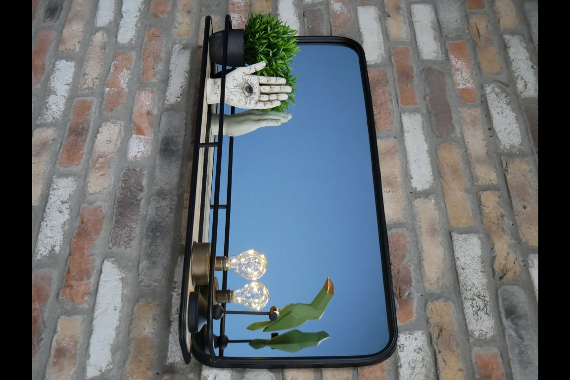 Mirror With Shelf