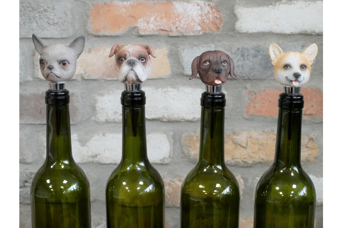 Set Of Four Bottle Toppers