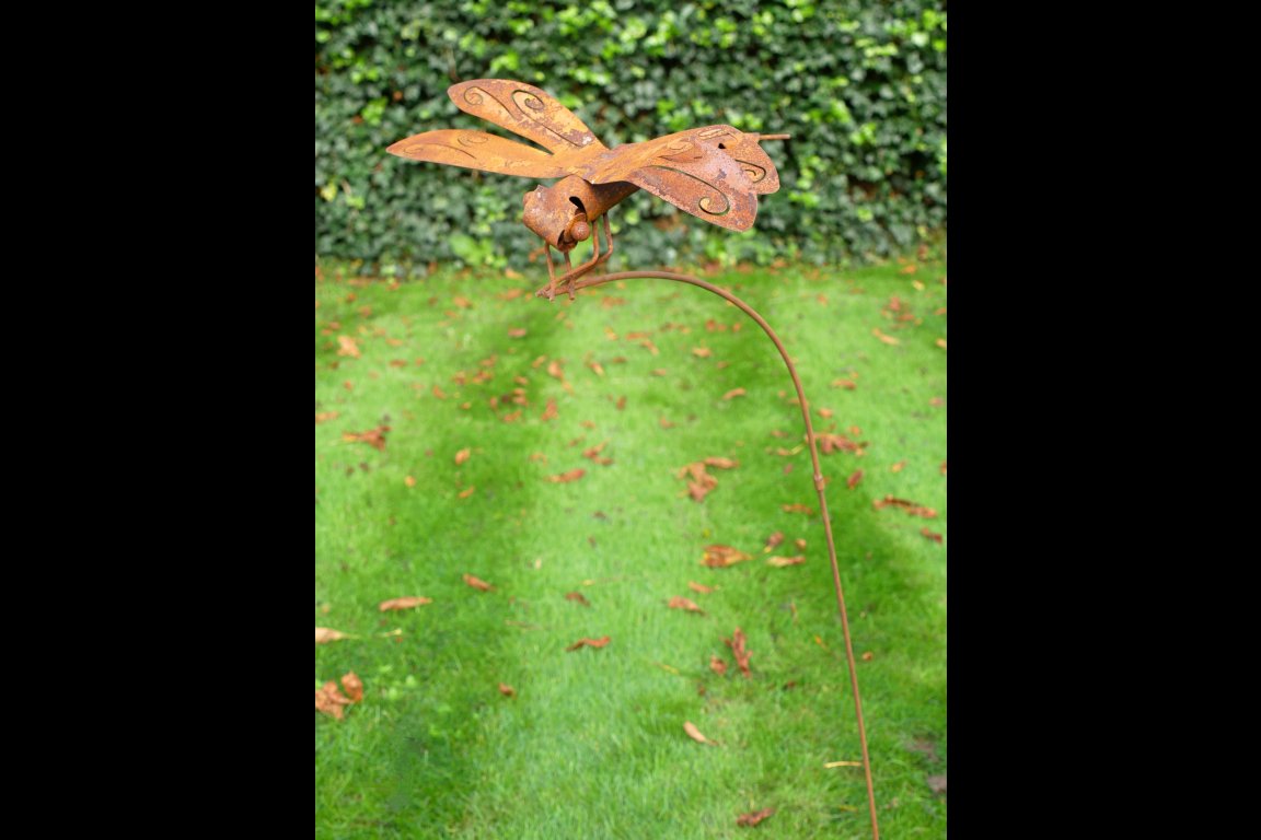 Rusty Dragonfly Stake