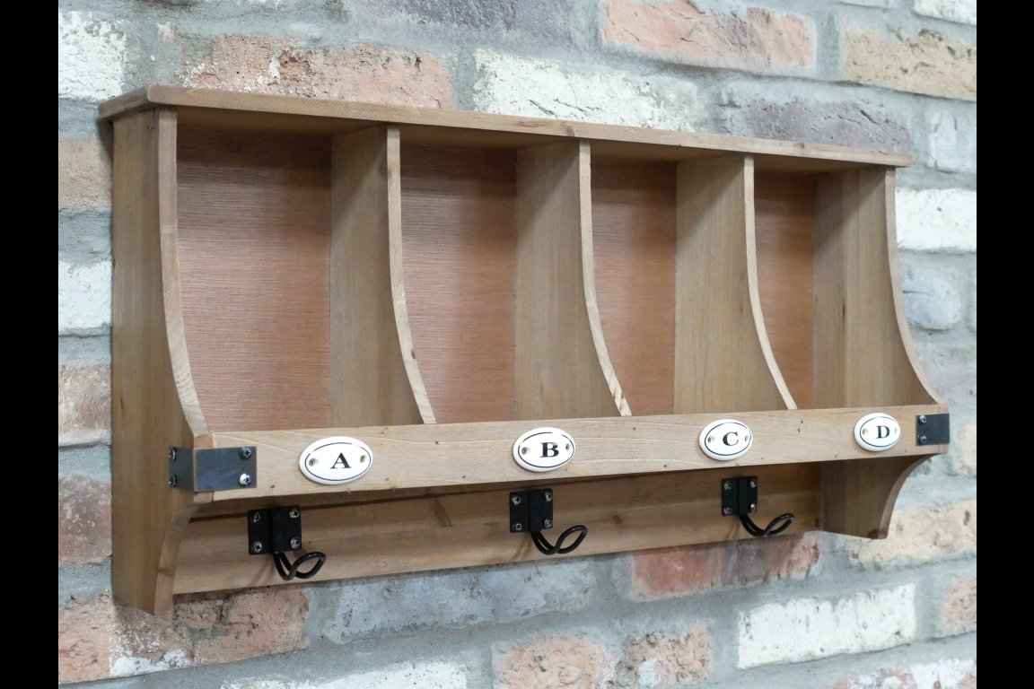 Wall Unit With Hooks