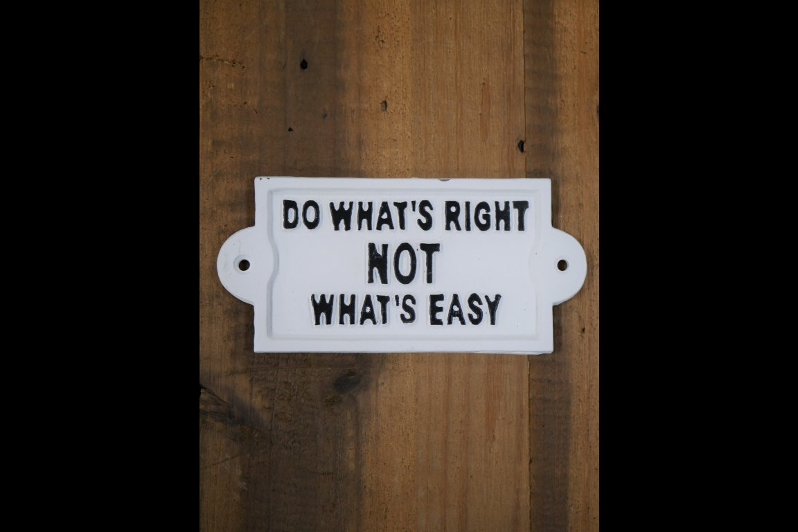 Sign (Do Whats Right)