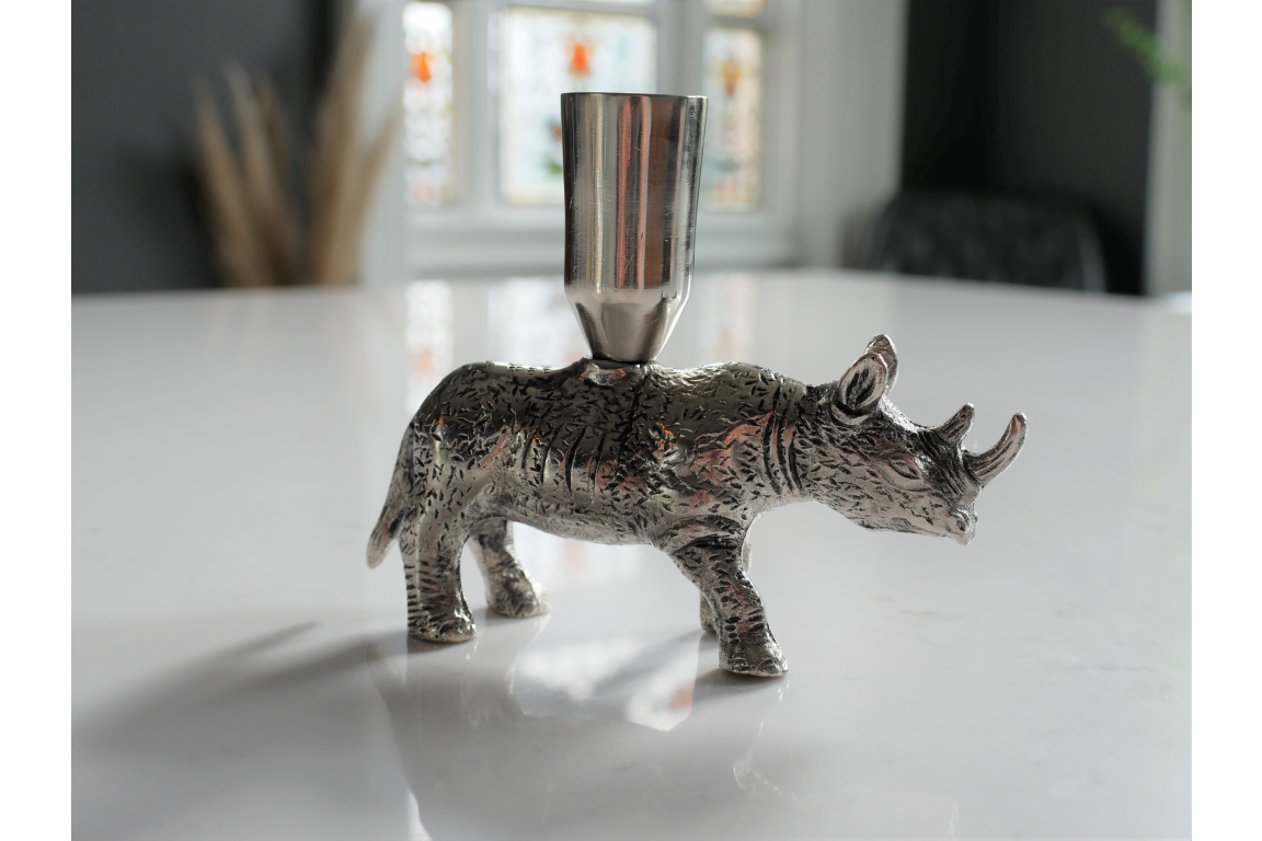 Rhino Candle Holder