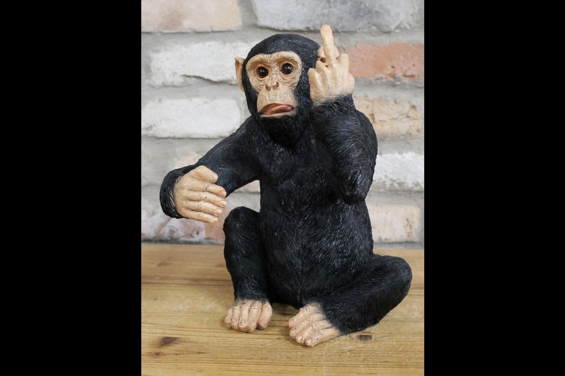 Up Yours Monkey Wine Holder