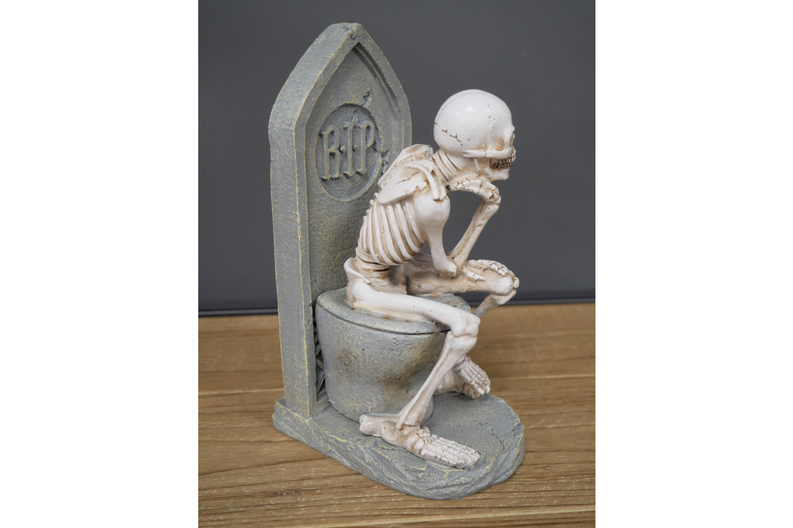 Skeleton On The Loo