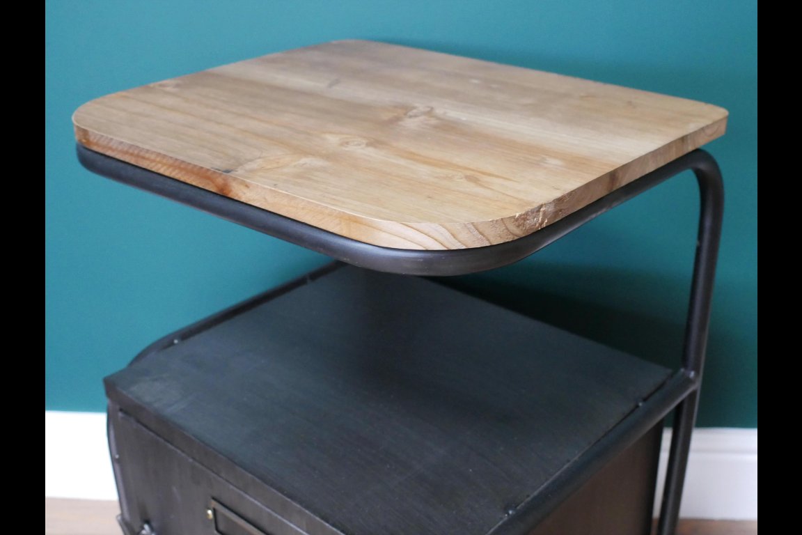 Industrial Bedside Cabinet
