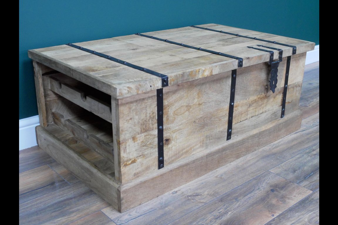 Trunk With Wine Bottle Storage
