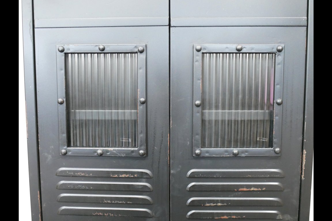 Black Industrial Cabinet