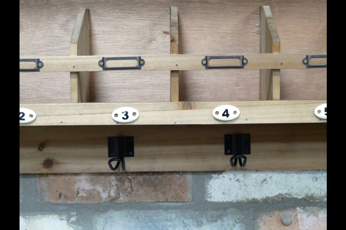 Wall Unit With Hooks