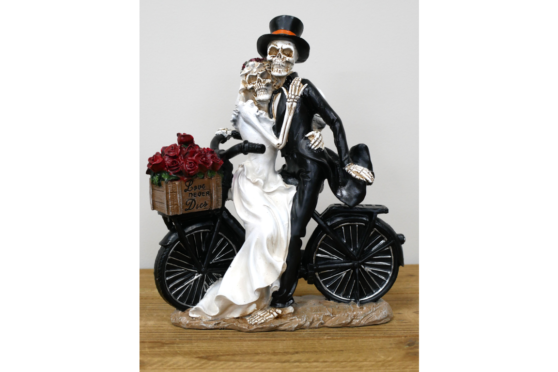 Skeletons On Bike