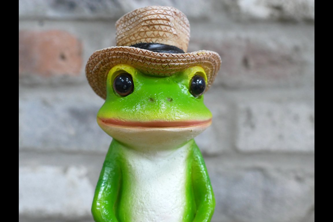 Mowing frog