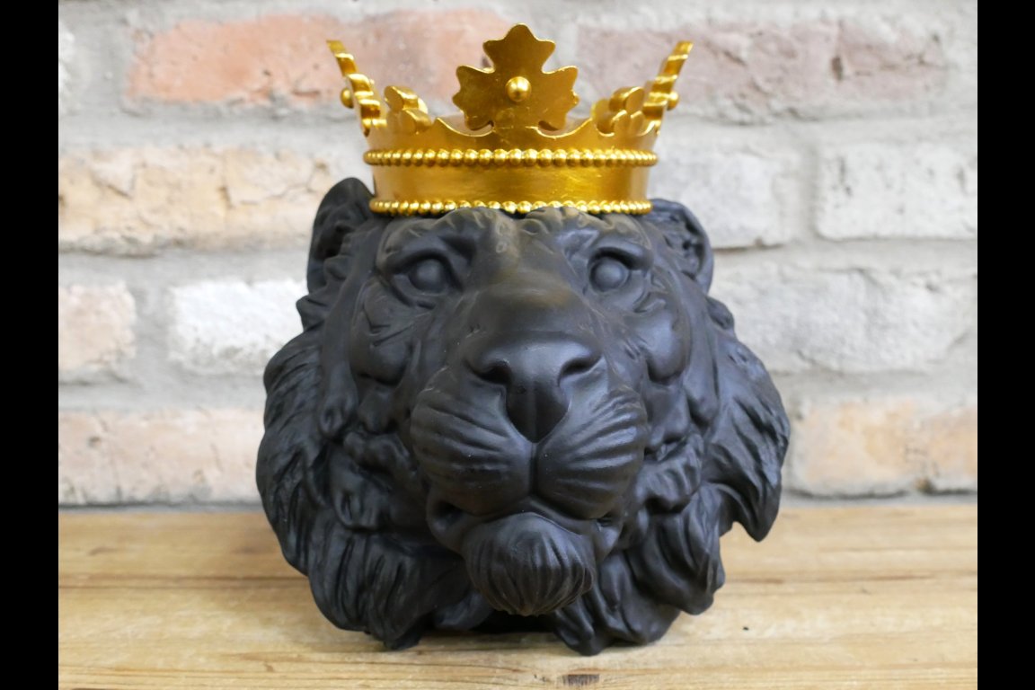 Lion Head With Crown