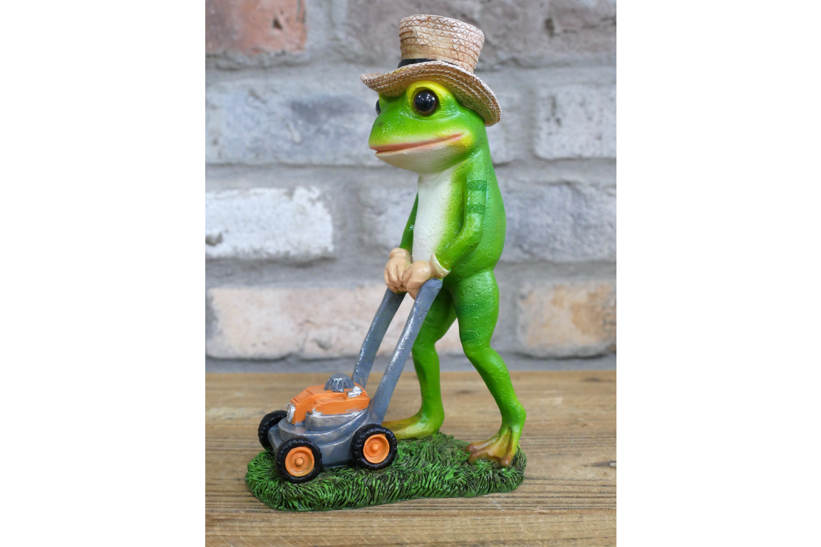 Mowing frog