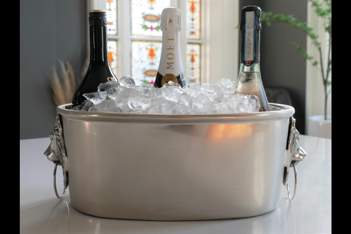 Lion Handle Ice Bucket