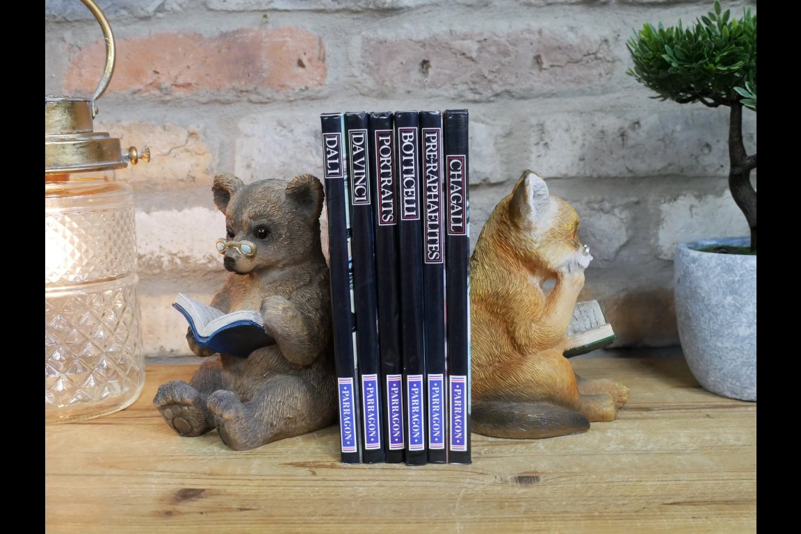 Bear & Fox Bookends