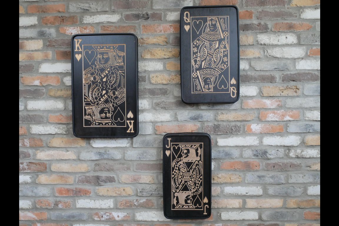 Set Of Three Playing Cards