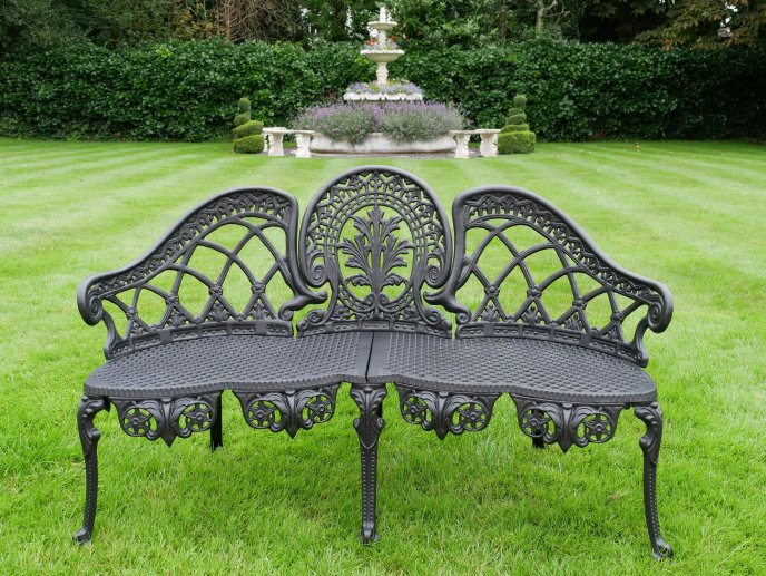 Aluminium Bench - Black Finish