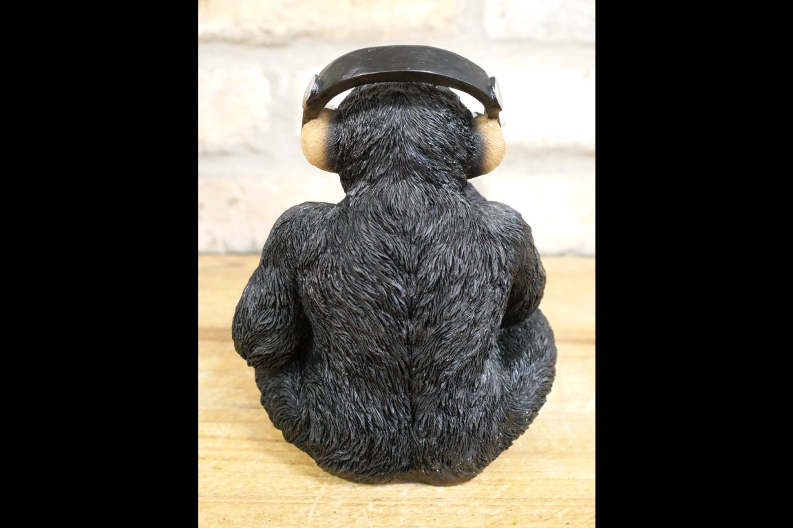 Monkey With Headphones