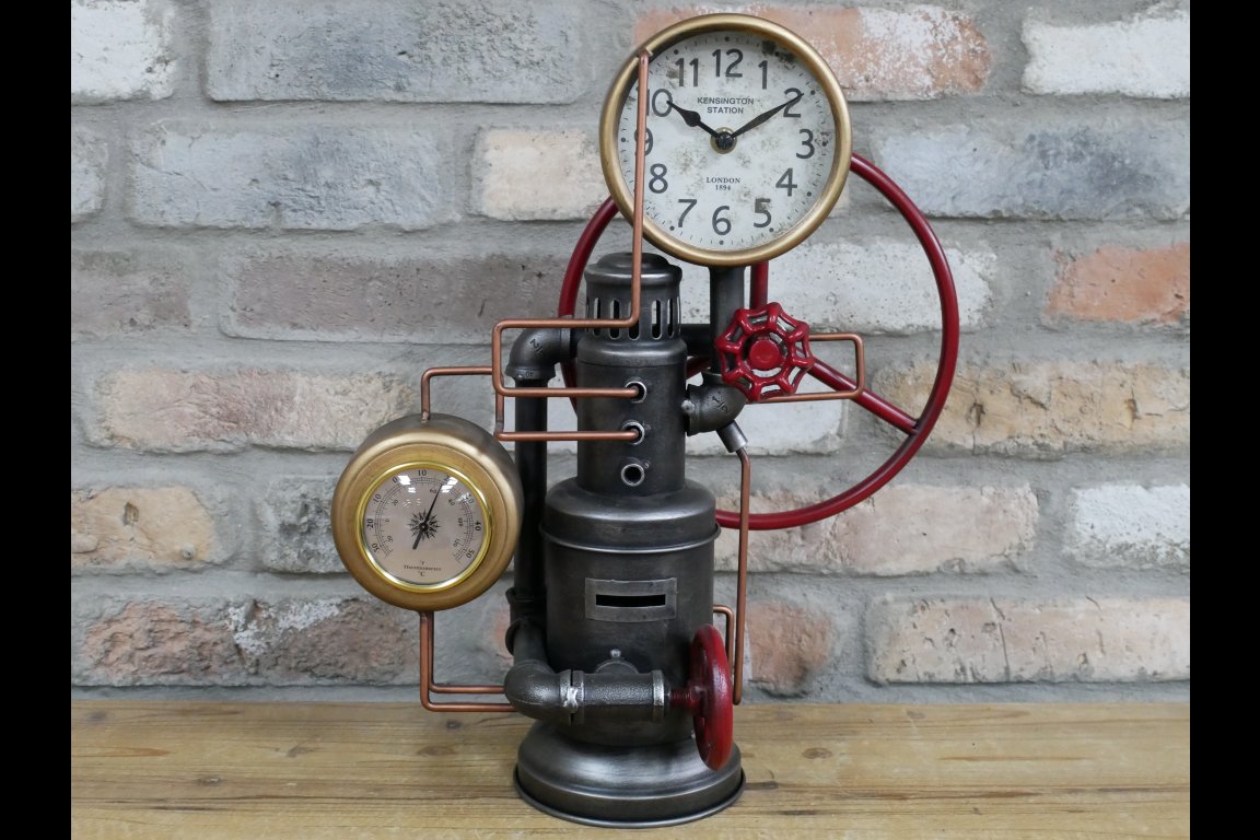 Pipe Clock / Coin Bank