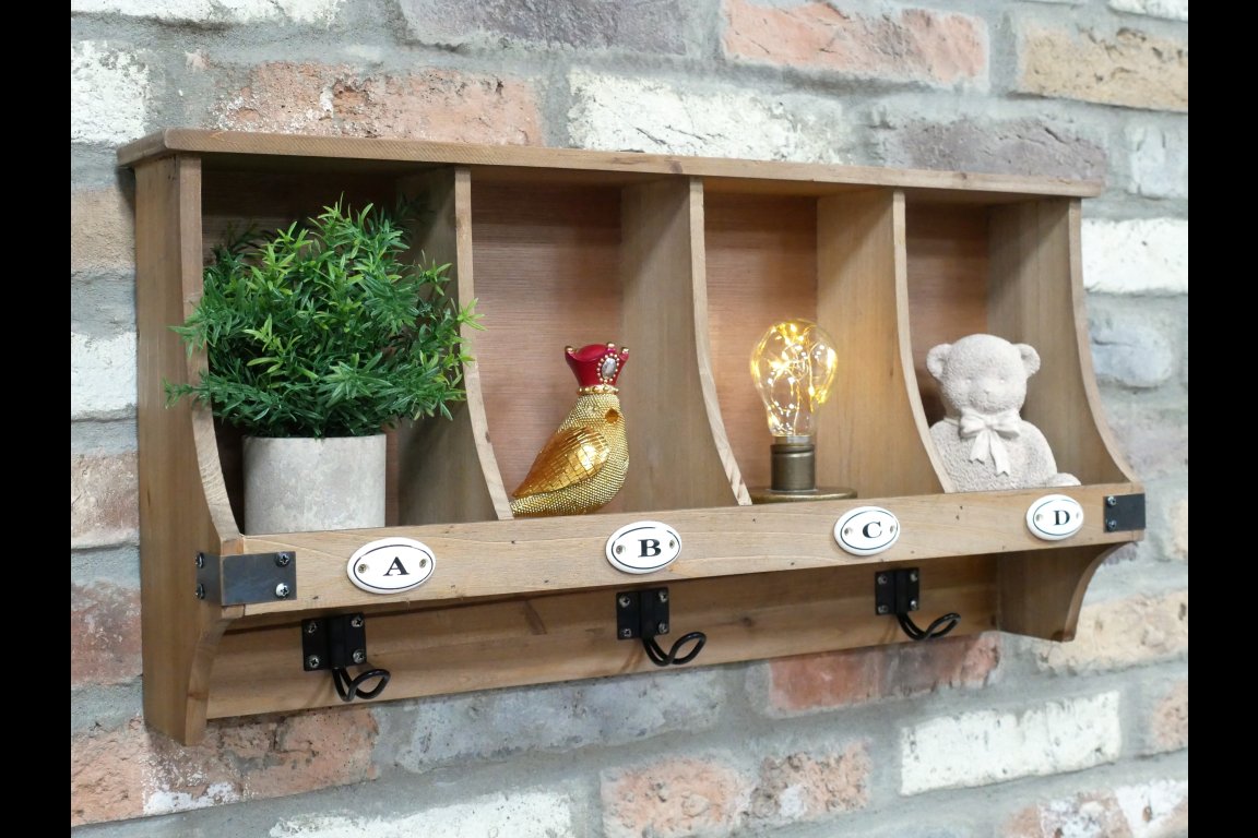 Wall Unit With Hooks