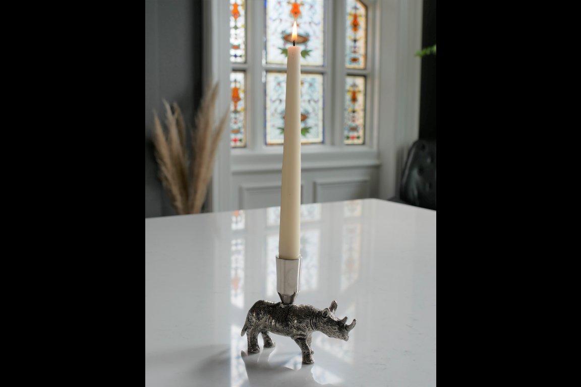 Rhino Candle Holder