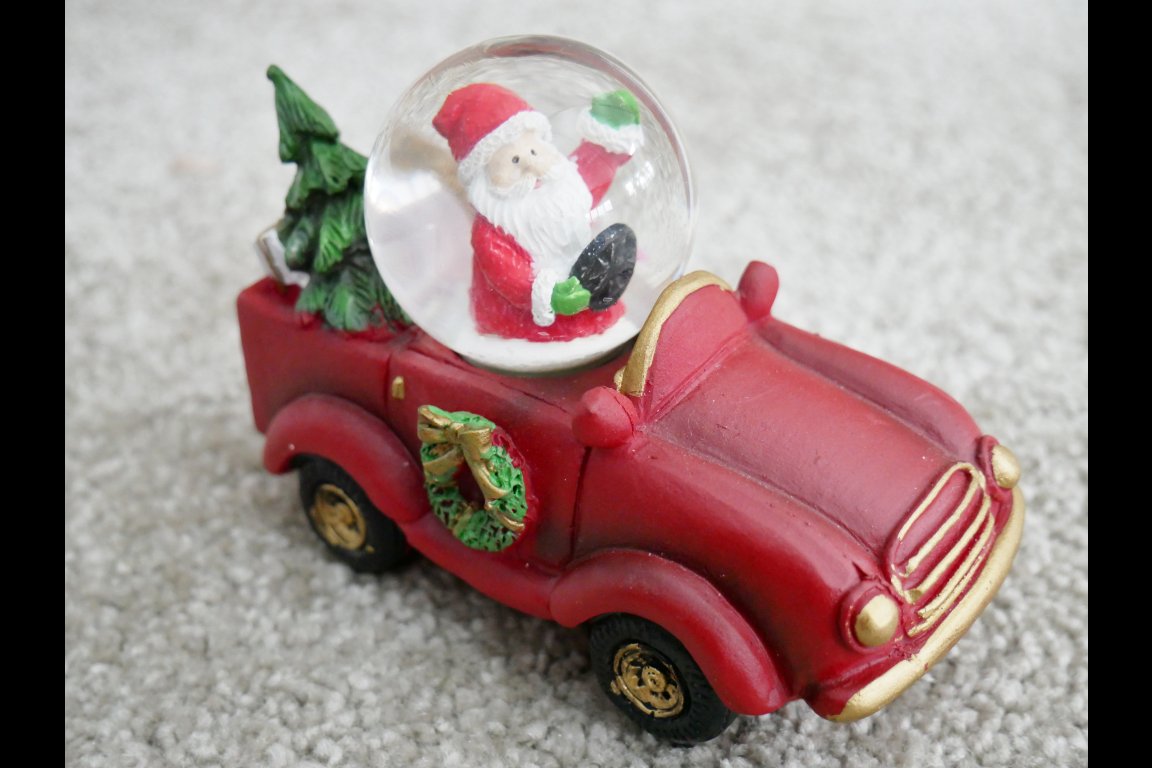 Santa Snow Globe