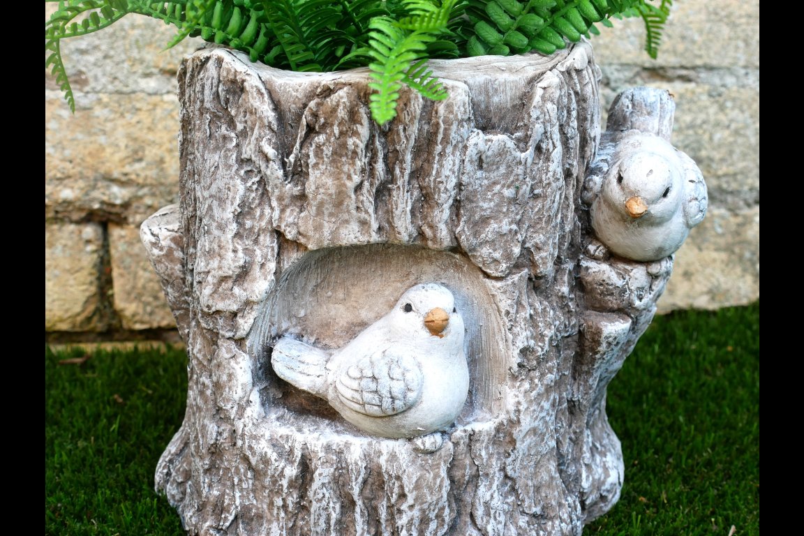 Log Planter