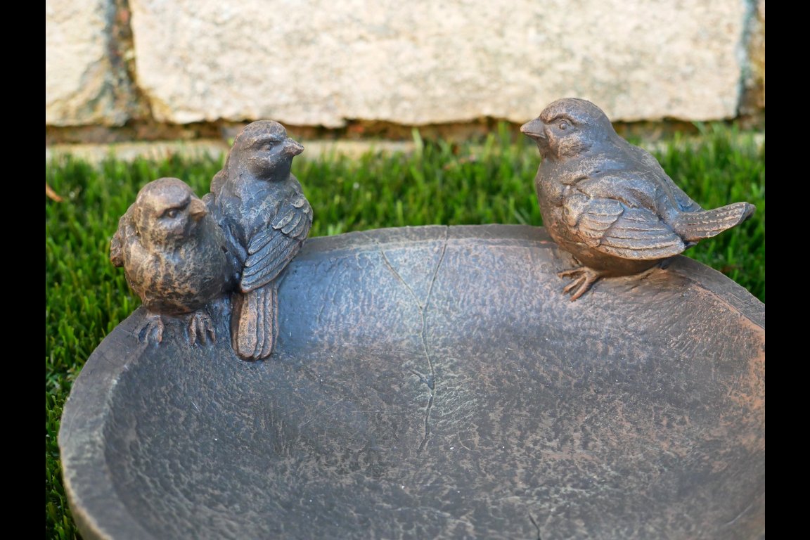 Three Bird Feeder