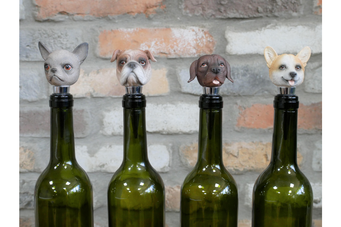 Set Of Four Bottle Toppers