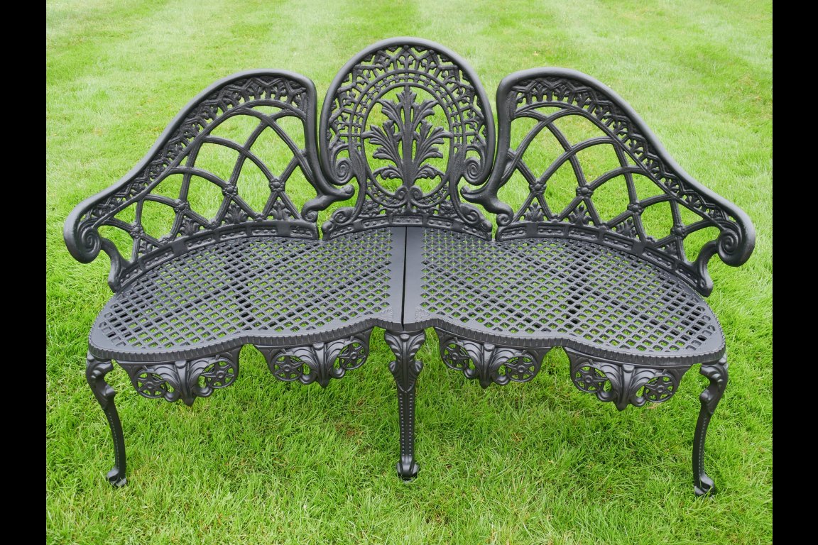 Aluminium Bench - Black Finish