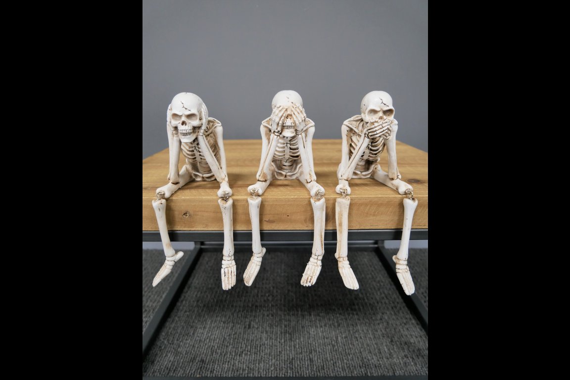 Set Of 3 Skeletons