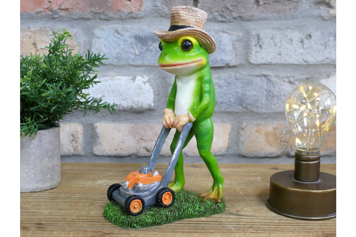 Mowing frog