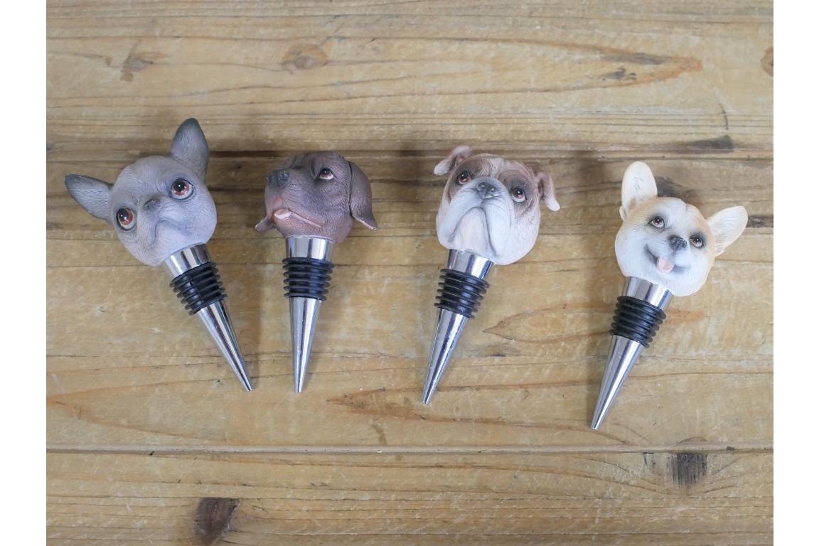 Set Of Four Bottle Toppers