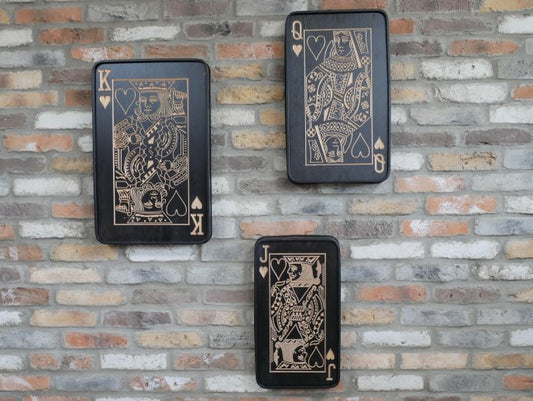 Set Of Three Playing Cards