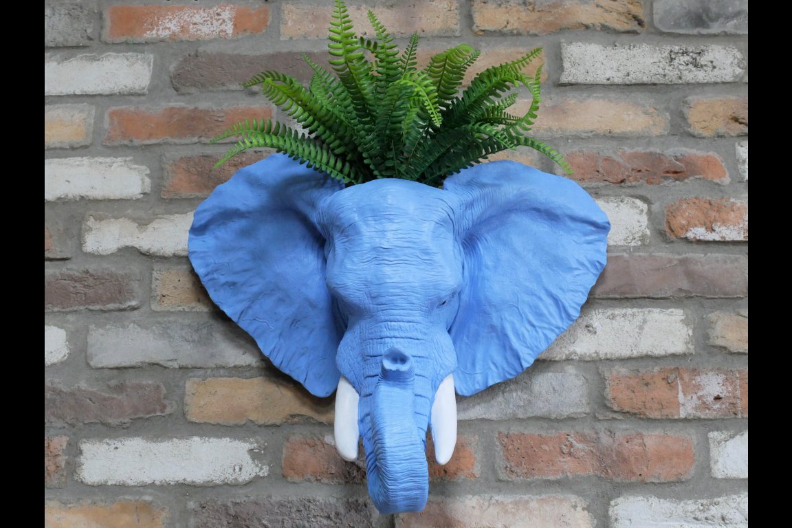 Elephant Head Planter