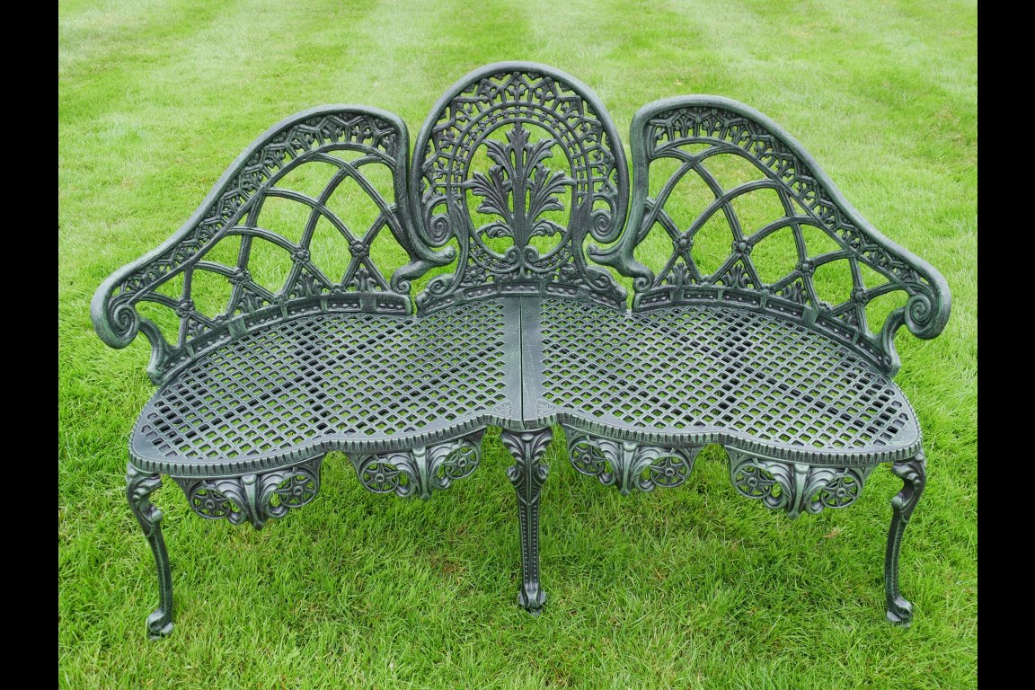 Aluminium Bench - Green Finish