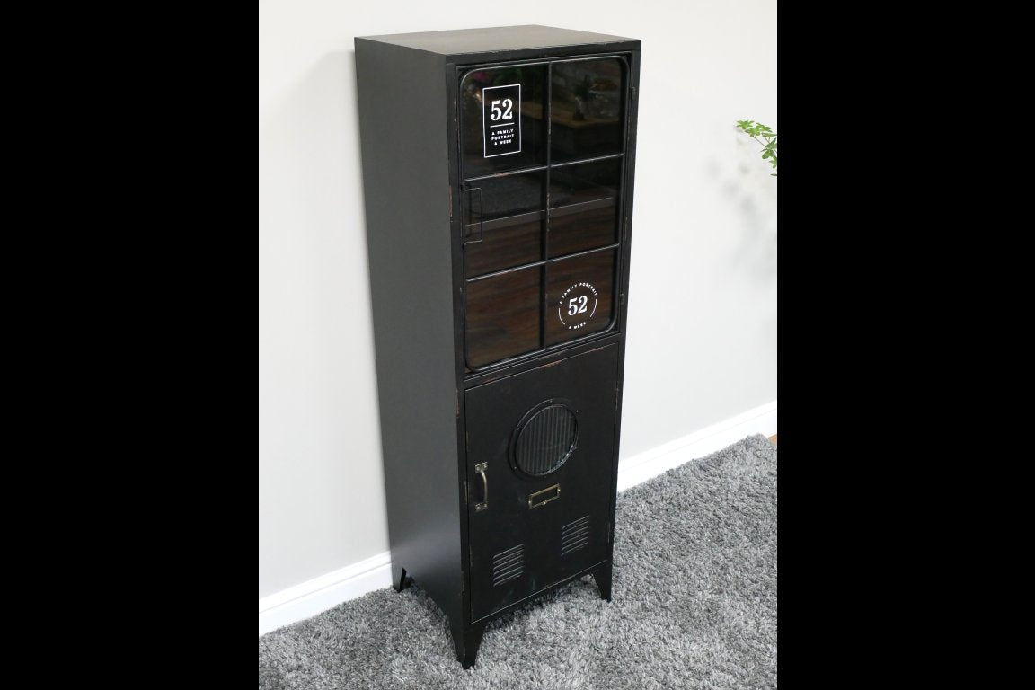 Black Industrial Cabinet