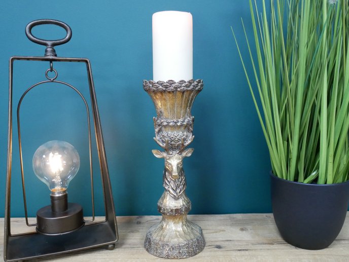 Stag Candle Holder