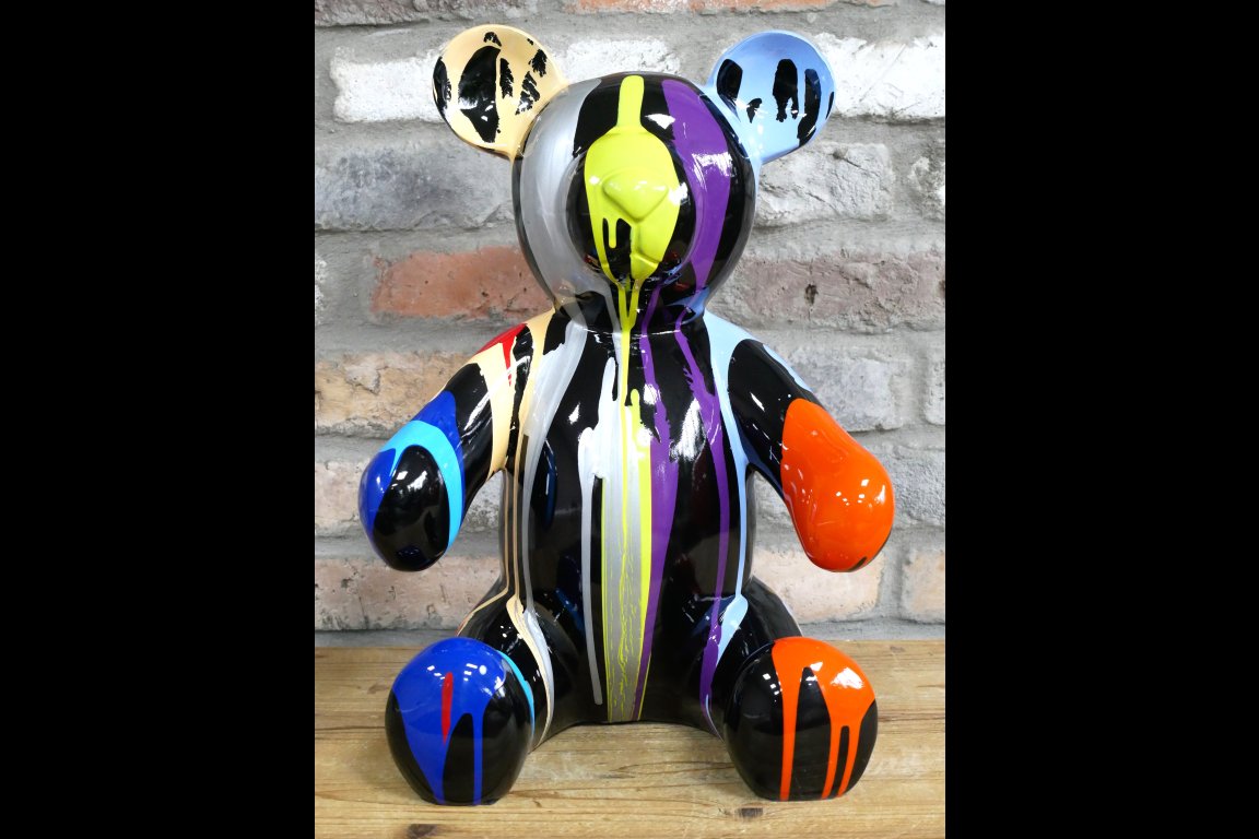 Multi Colour Teddy Bear