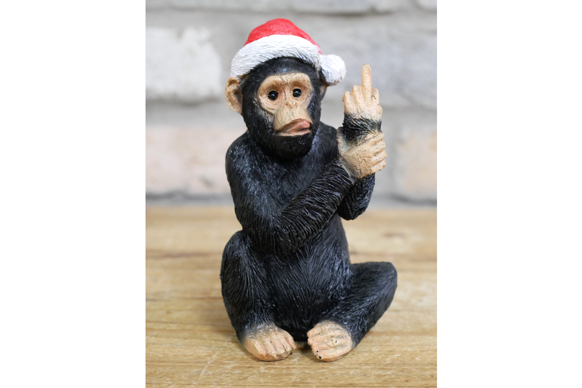Up Yours Monkey Christmas - Small