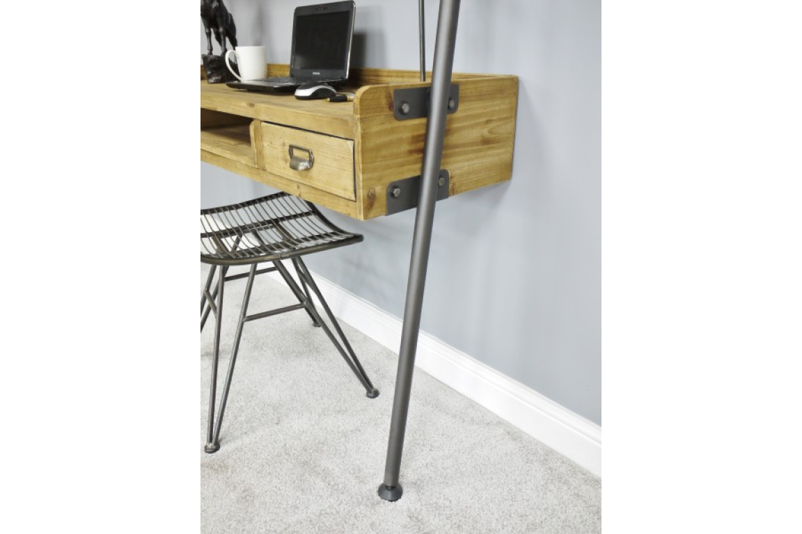 Desk With Shelves