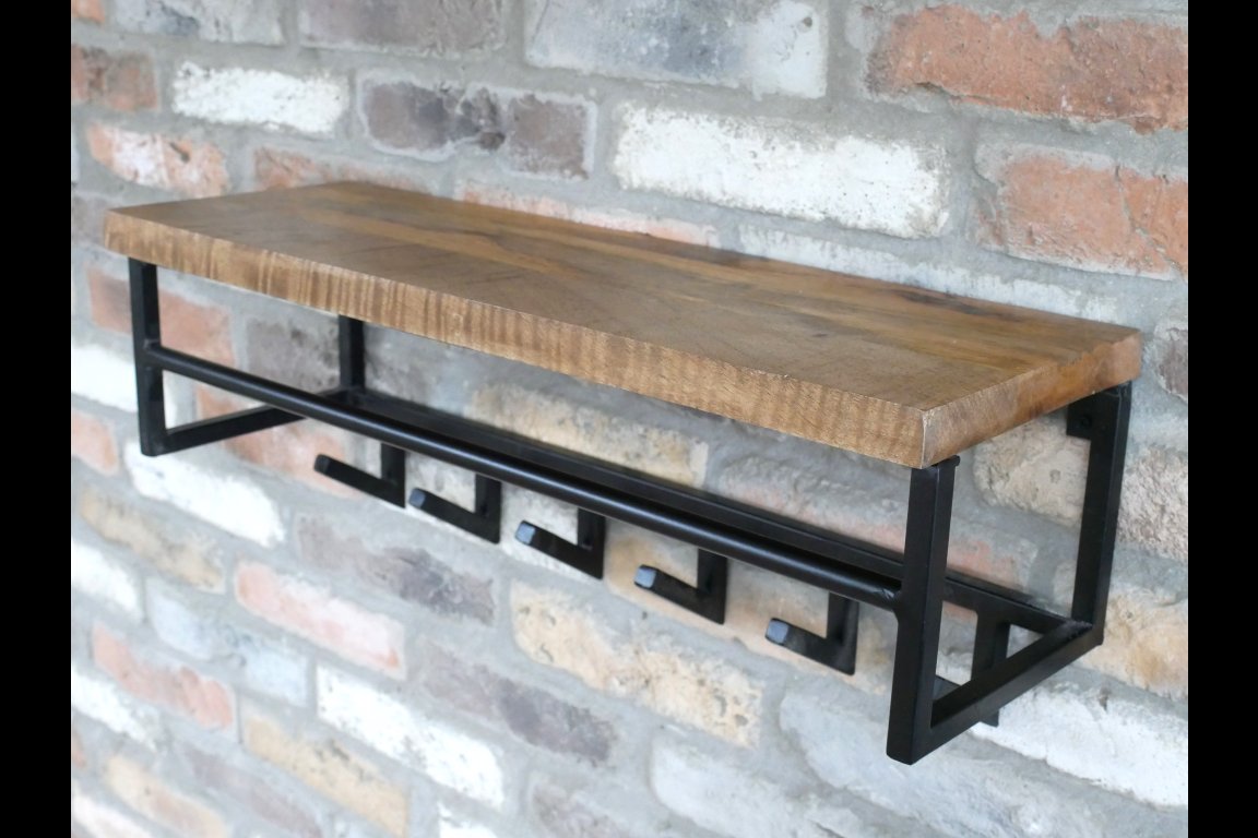 Shelf With Hooks