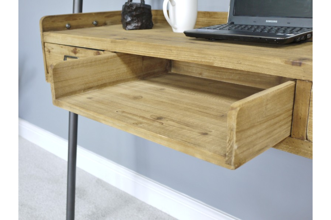 Desk With Shelves