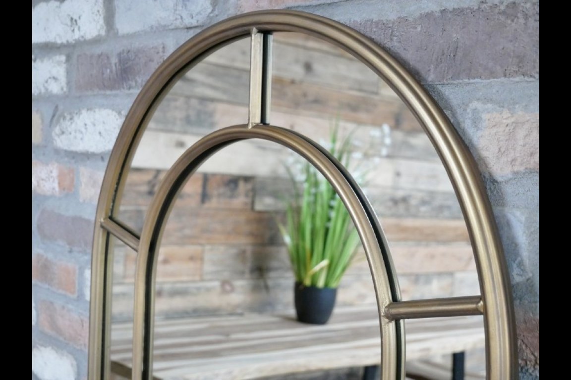 Large Gold Mirror