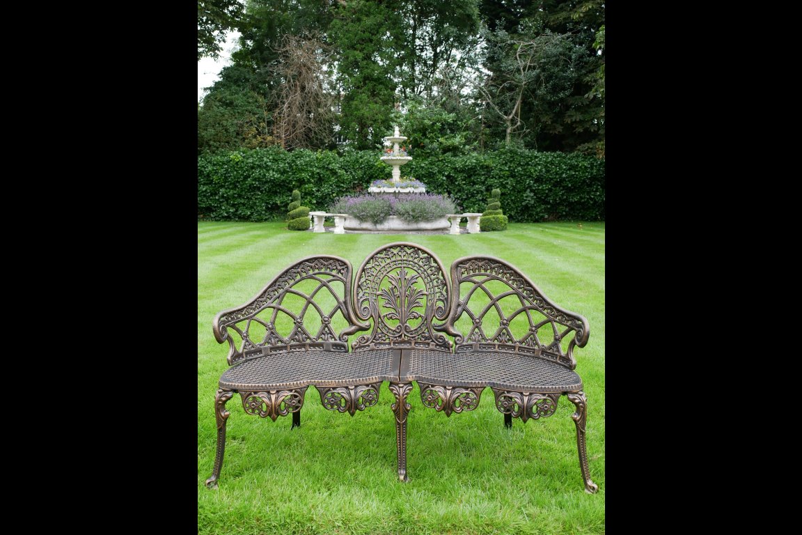 Aluminium Bench - Bronze Finish