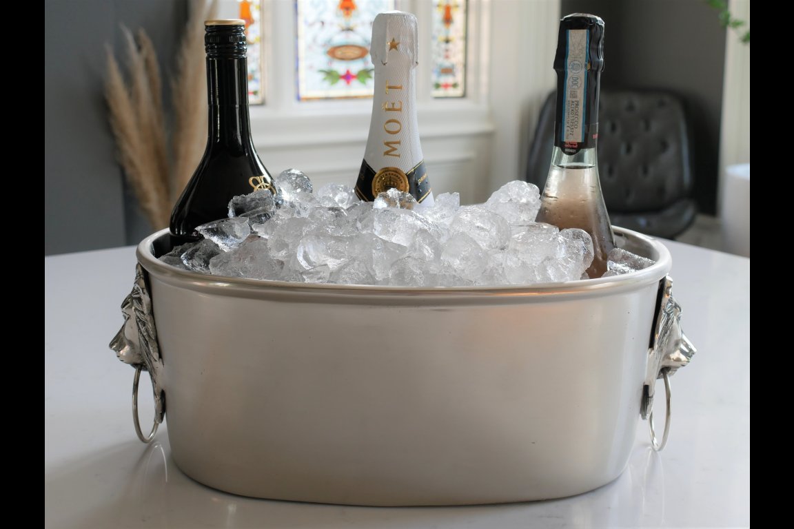 Lion Handle Ice Bucket
