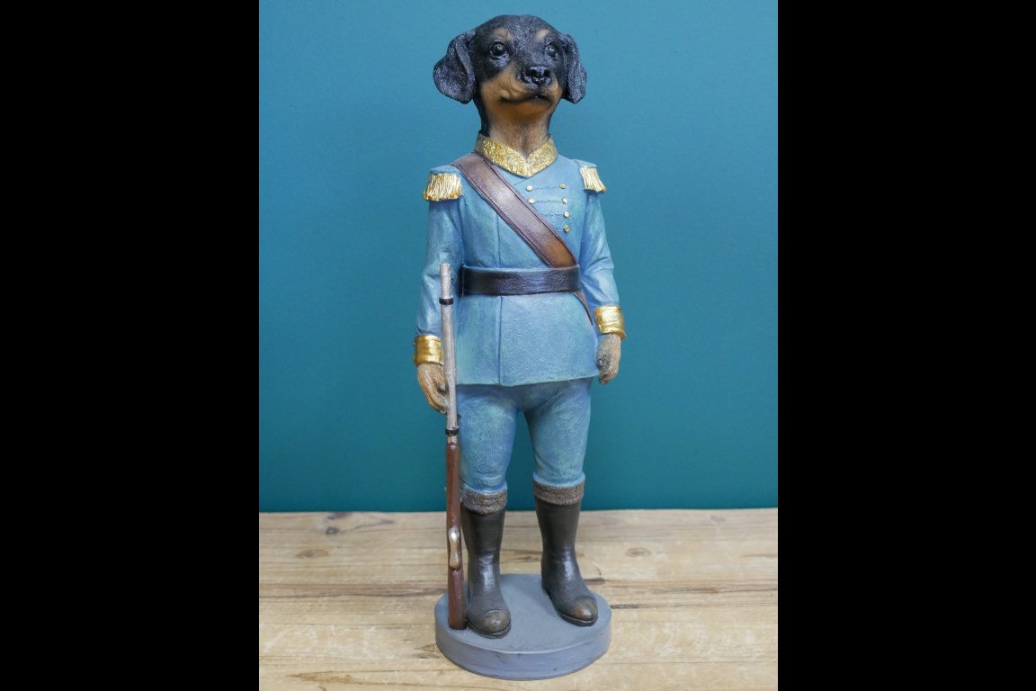 Set Of 4 Military Dogs