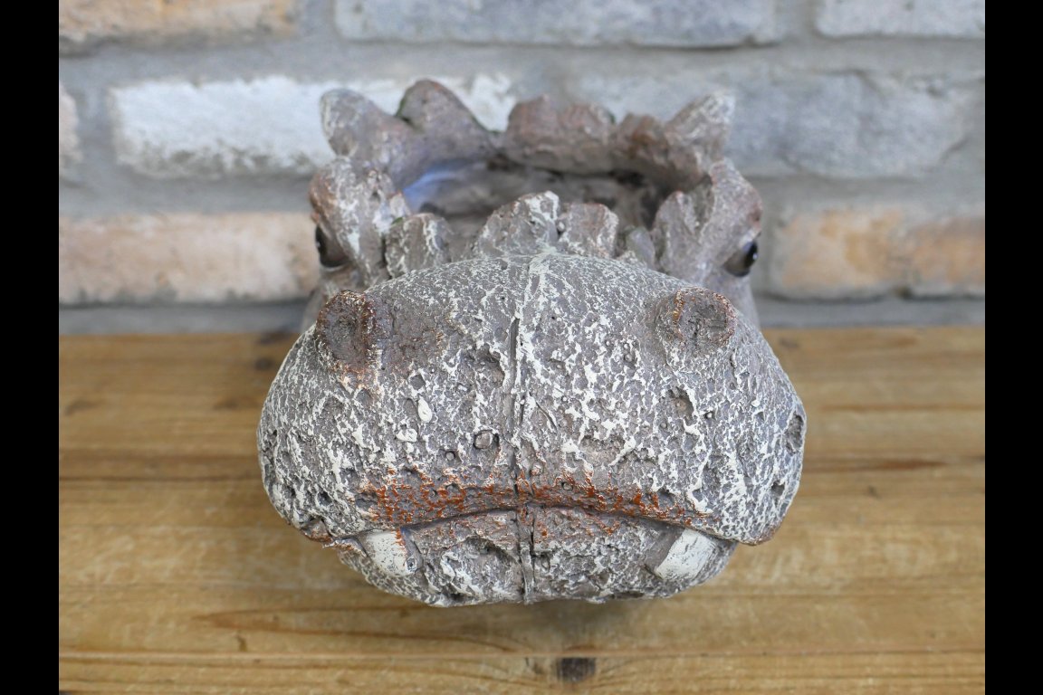 Hippo Head Planter