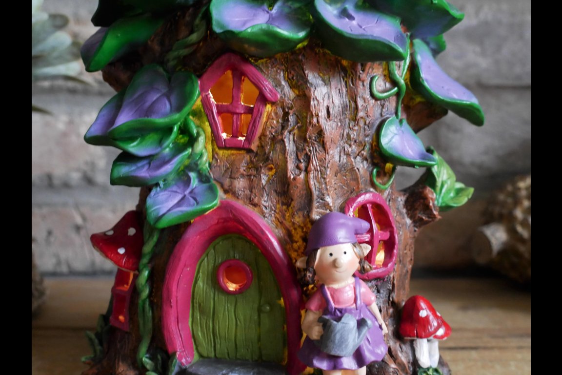 Fairy House With Solar Light